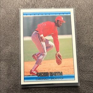 1991 Leaf Ozzie Smith Baseball Card